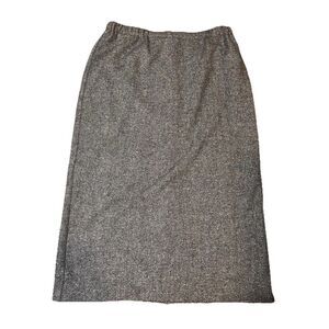 Marina Rinaldi Sport Collection Wool Blend Skirt Plus Size 18/27  Gray